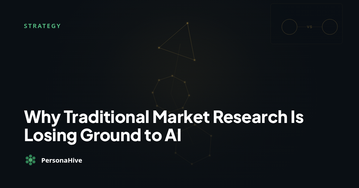 Why Traditional Market Research Takes Months — And What Replaces It ...